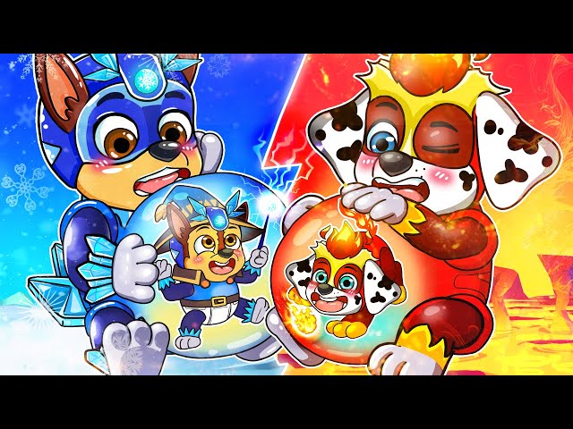 CHASE ICE & MARSALL FIRE Brewing Cute Baby & Cute Pregnant? - Paw Patrol Ultimate Rescue - Rainbow 3