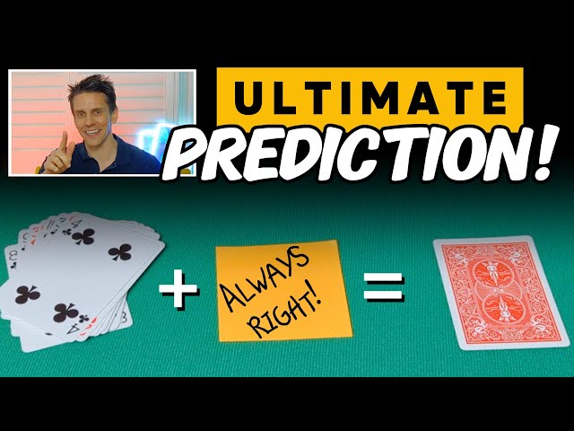 Perfect Prediction: Ultimate Self Working Card Trick Tutorial!