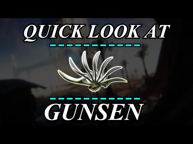 Warframe - Quick Look At: Gunsen (1 Forma)