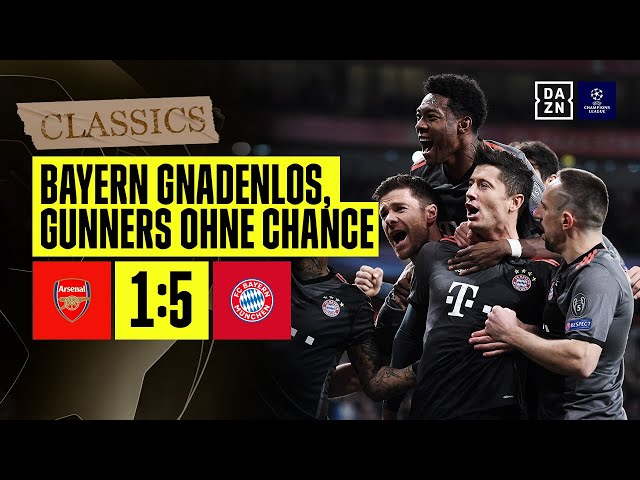 Bayern wird zu Arsenals Angstgegner: Arsenal - FC Bayern 1:5 | Champions League | Classics | DAZN