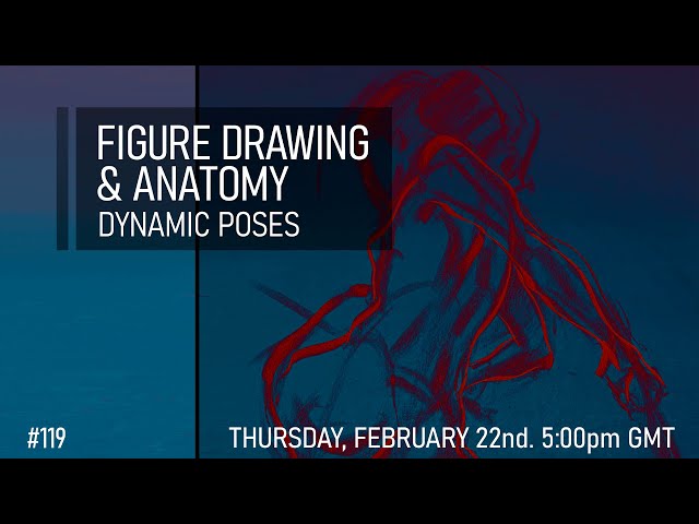 Figure Drawing & Anatomy - Dynamic Poses #119