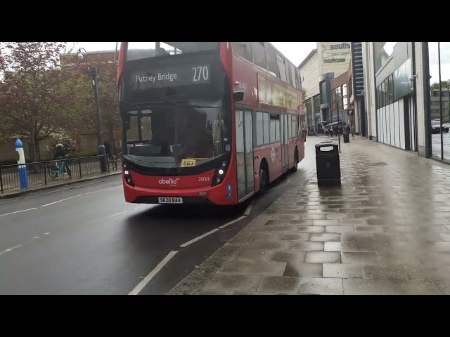 Transport UK Buses. SK20BAA 2033 On Route 270 At Southside Wandsworth