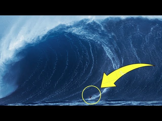 TOP 20 BIGGEST WAVES EVER SURFED !