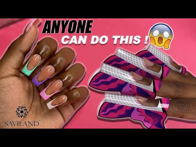 Trying polygel without dual forms! | ANYONE can do this! | Saviland