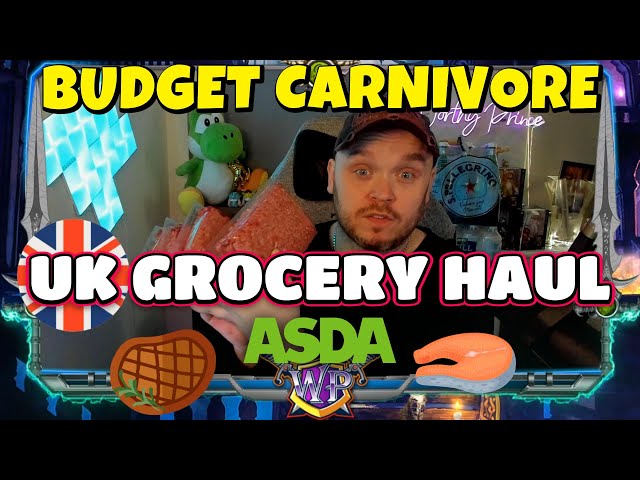 BUDGET UK Carnivore Lifestyle Grocery Haul