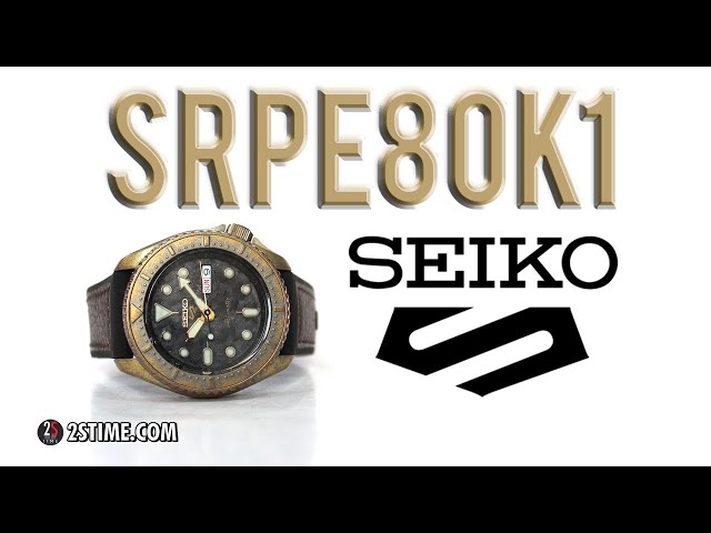 SEIKO 5 Sports SRPE80K1 | A Beautiful Vintage Case Watch