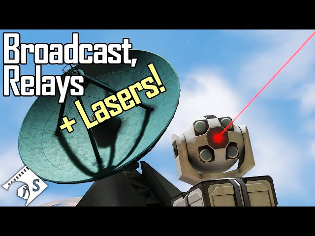 Antenna, Laser Antenna and Beacons - Space Engineers Tutorial