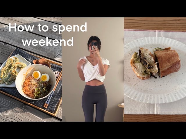 How to spend healthy weekend 🧘🏻‍♀️| 유지어터의 행복한 주말 마무리 🥗