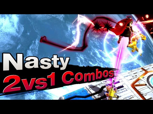 Smash 4 Wii U - Nasty 2vs1 Combos