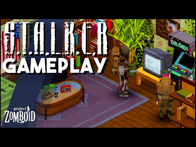 STALKER In Project Zomboid! Setting Up Base! Patreon Server Gameplay, STALKER Themed.