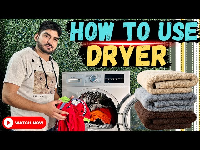 how to use bosch condenser tumble clothes dryer machine | best clothes dryer machine 2024 in india
