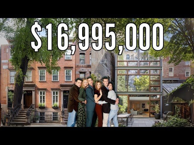 Inside a Luxury $16,995,000 Townhouse in New York next to the F·R·I·E·N·D·S Apartment!