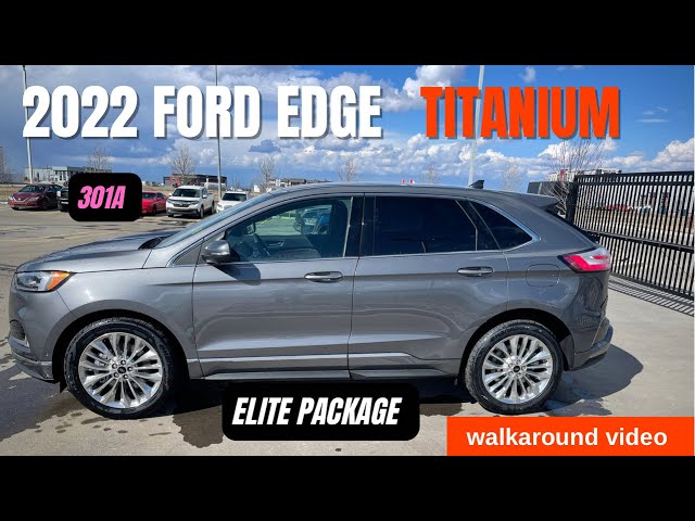 2022 Ford Edge Titanium walkaround video
