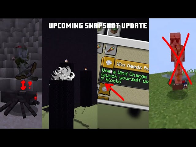 Minecraft 1.20.5 Snapshot 24w13a - Mace elytra smash nerf and 7 Confirmed fixed issues
