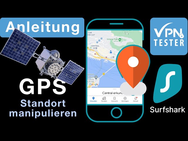 GPS Standort manipulieren (Android Smartphones mit Surfshark VPN)