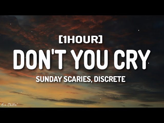 Sunday Scaries, Discrete - Don't You Cry (Lyrics) [1HOUR]