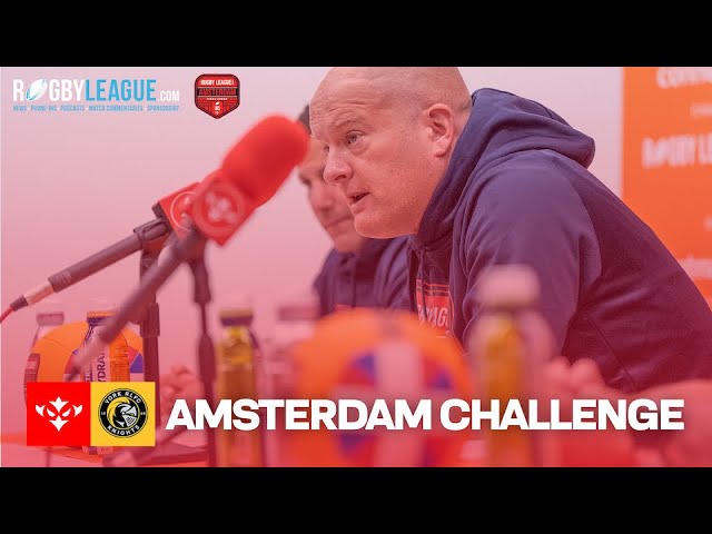 PRESS: RugbyLeague.com Amsterdam Challenge Launch Press Conference