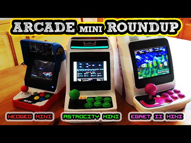 The BEST Mini Arcade Cabinet - Taito Egret II Mini, Sega Astro City Mini or NeoGeo Mini [Roundup]
