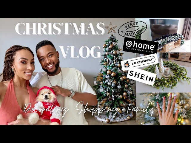 LAST MINUTE SHOPPING| CHRISTMAS DECORATIONS & AND FAMILY | SHEIN HAUL | SOUTH AFRICAN YOUTUBER