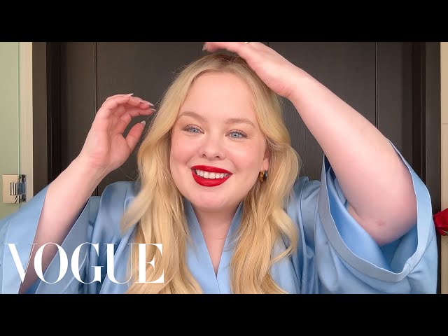 Bridgerton's Nicola Coughlan on Face Sculpting and a Glossy Red Lip | Beauty Secrets | Vogue