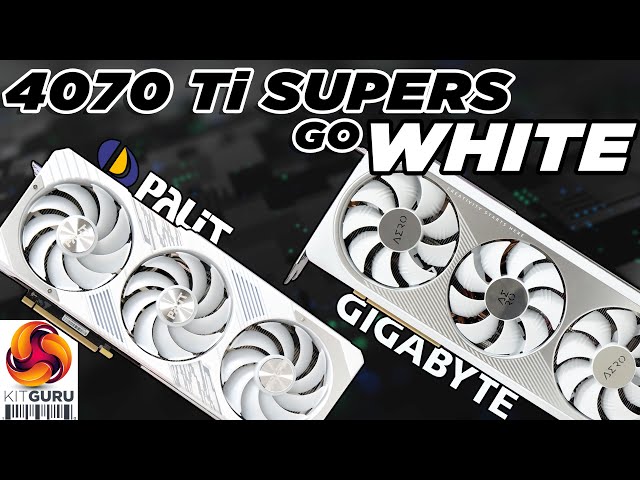 WHITE RTX 4070 Ti SUPERs are here - Gigabyte Aero & Palit GamingPro