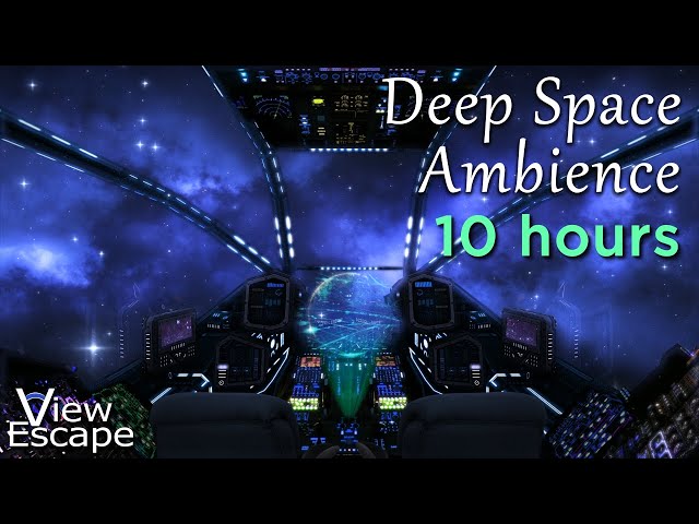 Deep Space Ambience into the Nebula | Space Sounds | Relaxing Sounds of Space Flight | 10 HOURS