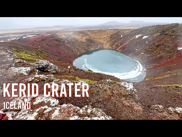 Kerid Crater: Most Beautiful Volcano Crater in Iceland!