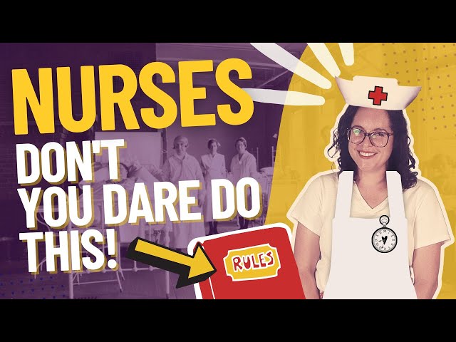 Ridiculous Rules Nurses Had to Follow Historically | Nurse Reacts