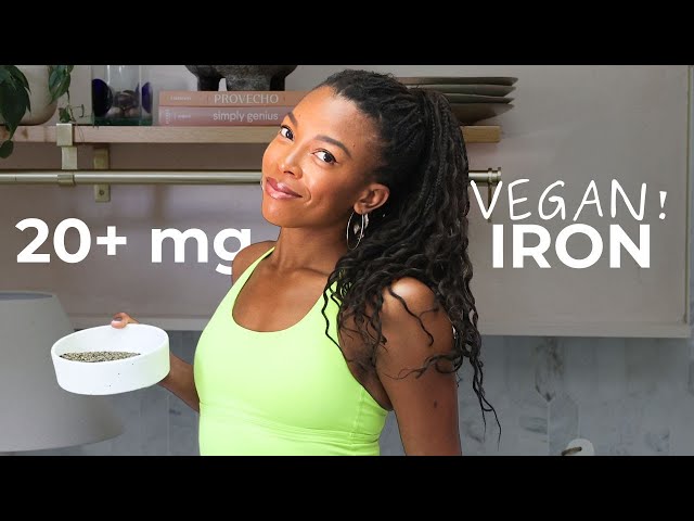 VEGAN IRON RICH FOODS | what I eat everyday for lots of iron