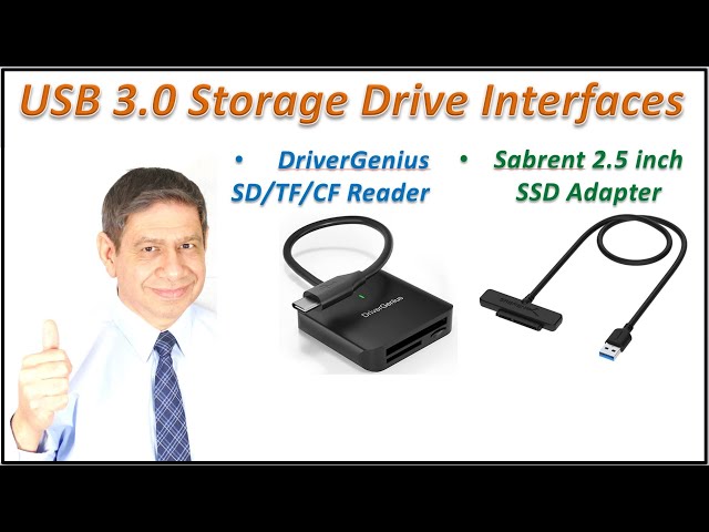 USB Storage Drive Adapters: SD/CF & 2.5" SSD - plus Performance Testing