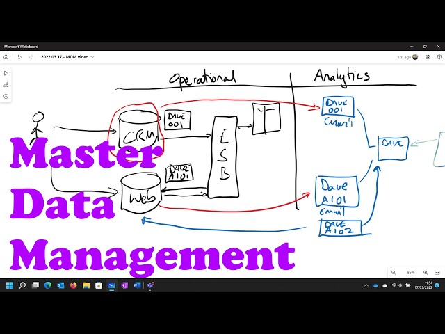 Master Data Management (MDM) - Chalk and Talk