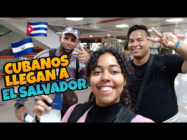 CUBANOS LLEGAN A EL SALVADOR 🇸🇻💖🇨🇺 UN SUEÑO CUMPLIDO 🤯 ADIOS CUBA✈️😭
