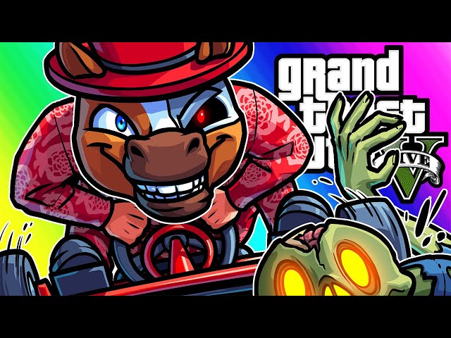 GTA5 Funny Moments - Showing Delirious Go-karts and... Zombies?