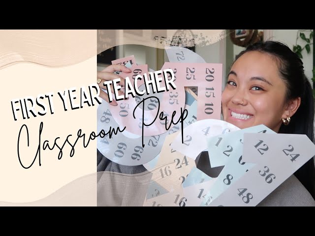 Classroom Prep Vlog | First Year Teacher