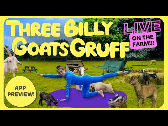 Yoga With Goats! 3 Billy Goats Gruff 🐐 | Cosmic Kids Yoga (app preview)