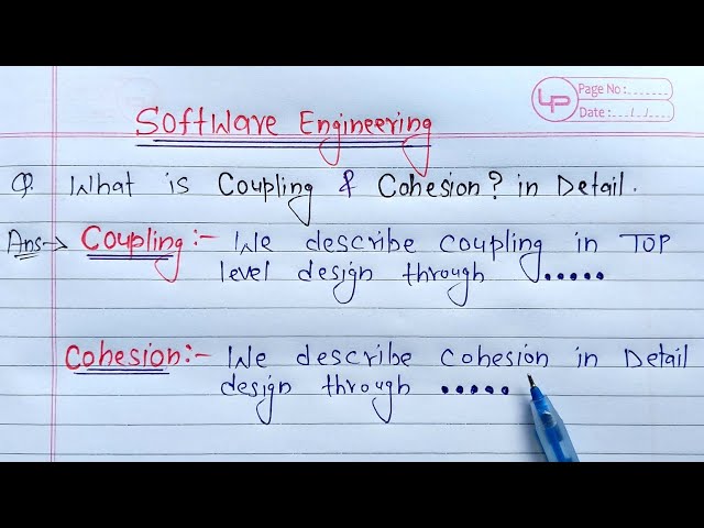 Coupling and Cohesion in Software Engineering | Learn Coding