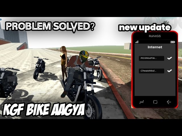 New update aagya|| new KGF bike aagya|| Indian bike driving game|| new mod option aagya