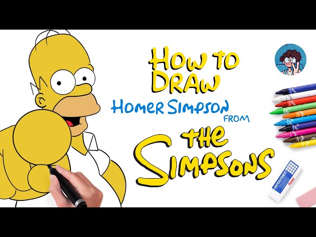 Easy Tutorial: How to Draw Homer Simpson from The Simpsons | Step-by-Step Guide