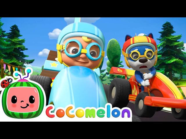Go Kart Racing Song | CoComelon Animal Time - Learning with Animals | Nursery Rhymes for Kids