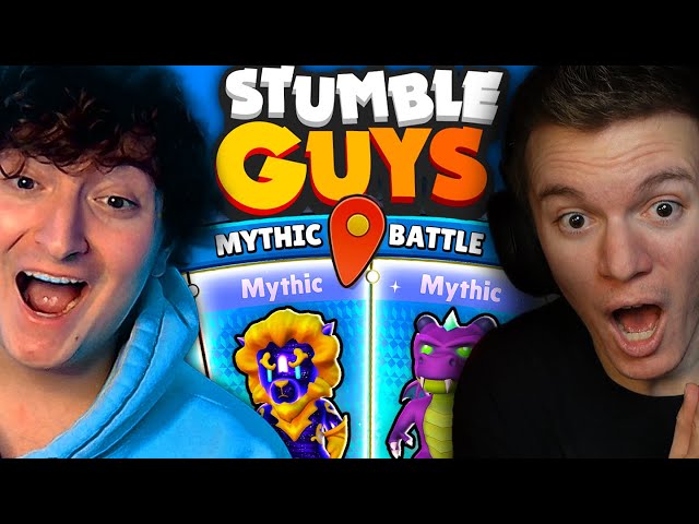 FIRST EVER *MYTHIC WHEEL* SPIN BATTLE IN STUMBLE GUYS!