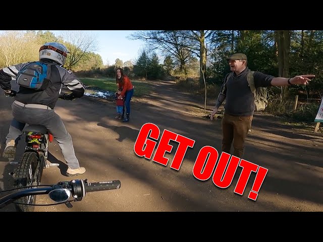 Angry Guy Wants Riders OUT!