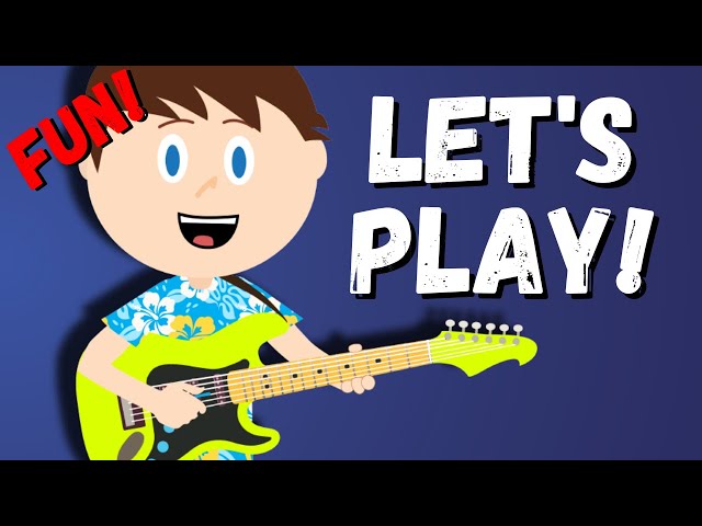 Guitar Lesson for Kids - Episode 1 - Let's Play #guitar #kids