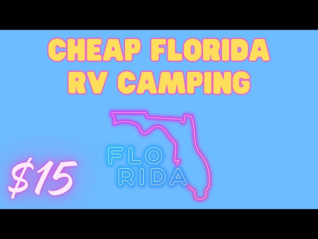 Cheap Florida RV Camping | Pat Thomas Park