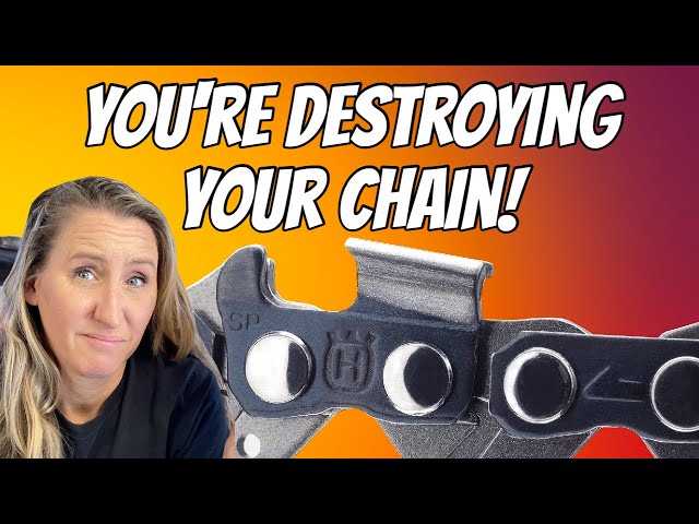 Do THIS Every Time You Buy A New Chainsaw Chain! How to avoid your chain from popping off.