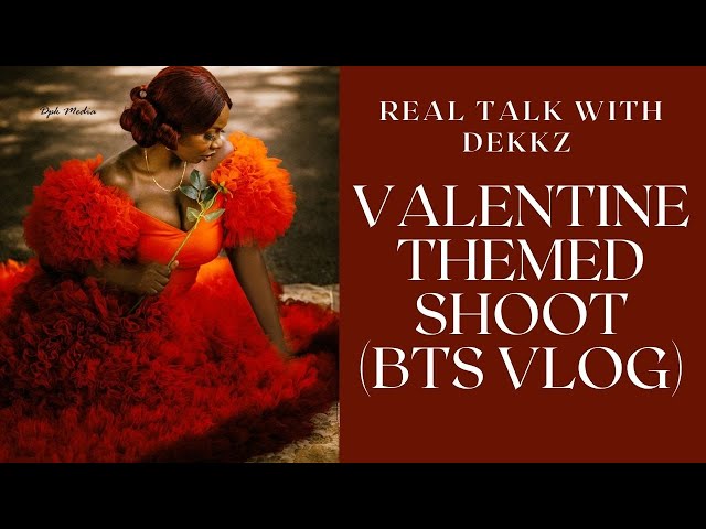 Valentine Themed Shoot | BTS VLOG