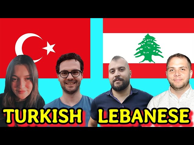 Similarities Between Turkish & The Lebanese Dialect Of Arabic