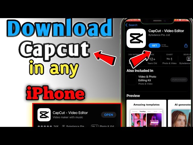 How to download Capcut in iPhone || iPhone me Capcut download kaise kare || #capcut