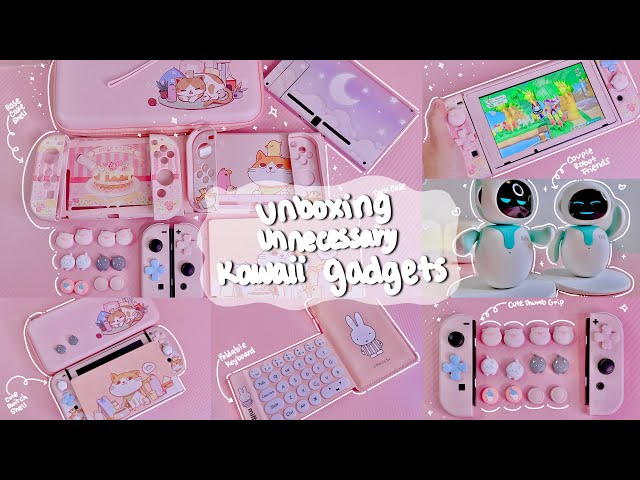 Unboxing Unnecessary Kawaii Gadgets For My Desk & Switch Ft. Divoom, PlayVital, Energize Lab, Etc.