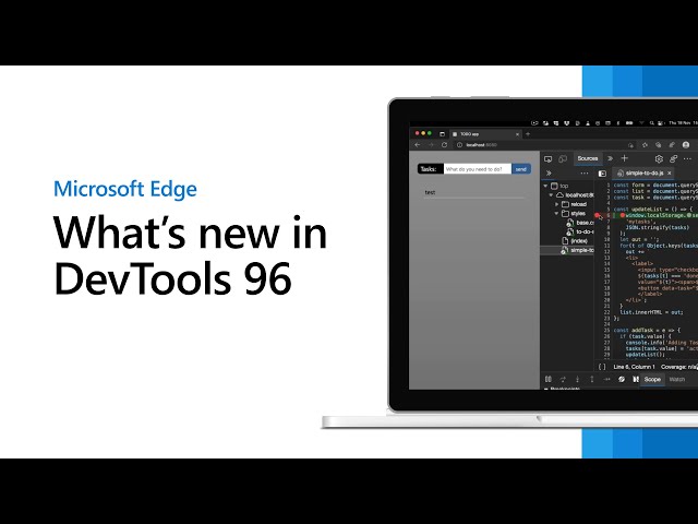 Microsoft Edge | What's New in DevTools 96