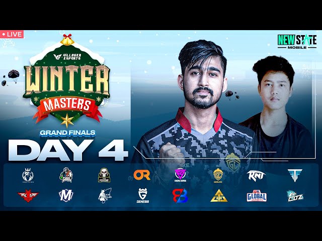 Villager Esports Winter Masters 2023 - GRAND FINALS ~ DAY 4 | NEW STATE MOBILE